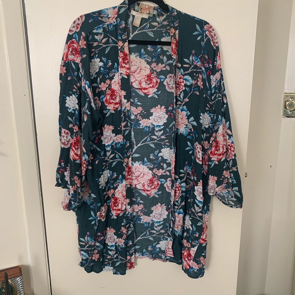 Floral kimono
